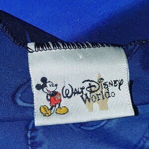 Mickey Mouse Scarf Walt Disney World Tie Dye Hidden 42"x70" Blue Polyester India